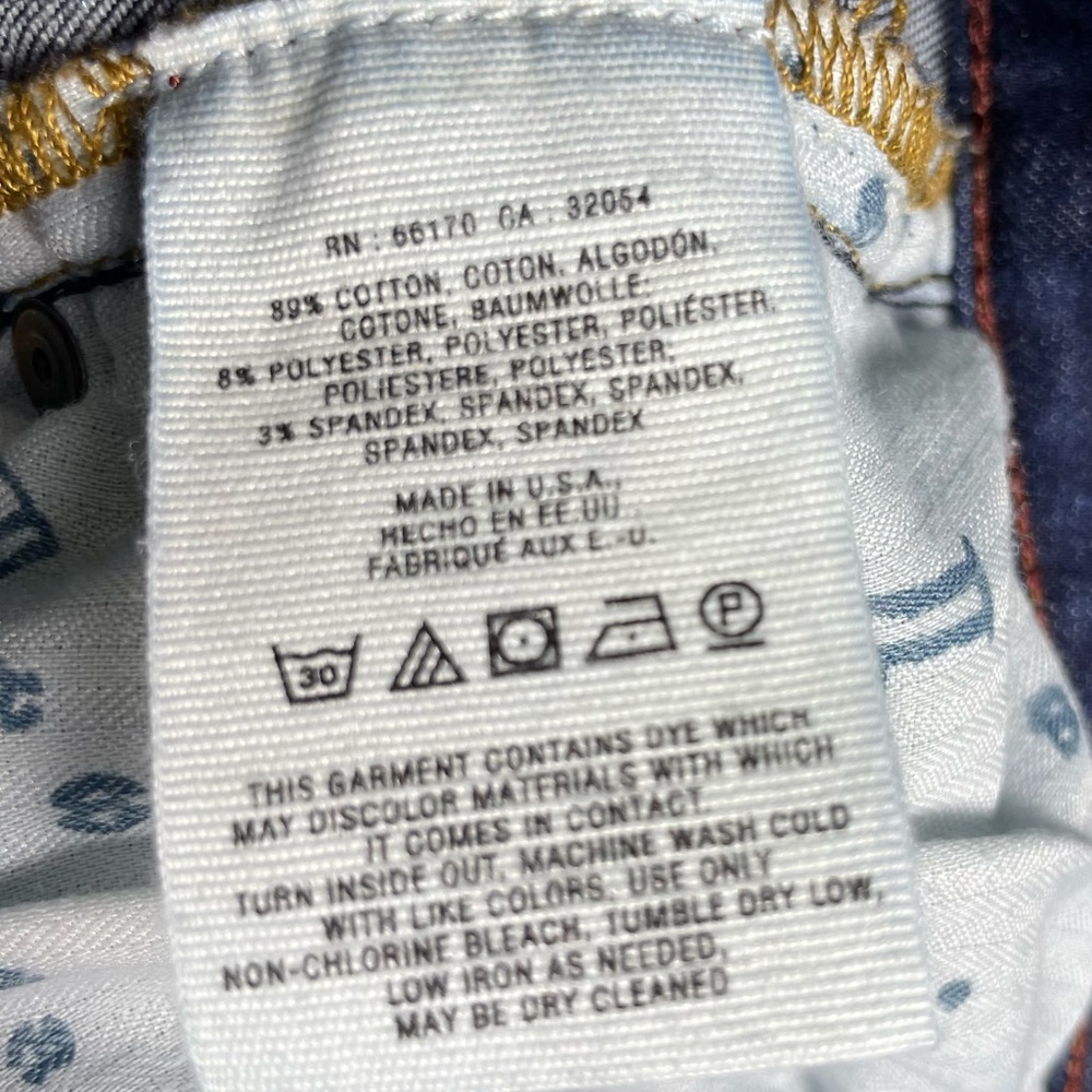 Anthropologie Jeans Women’s Sz 30 Blue Pilcro Straight Leg SuperScript Mid Rise - Picture 8 of 9
